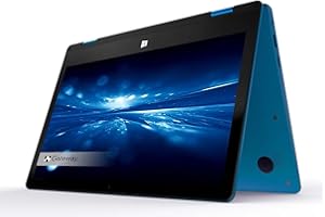 Newest Gateway Touchscreen 11.6 HD 2-in-1 Convertible Laptop in Blue Intel N4020 4GB RAM 64GB SSD Mini-HDMI Webcam Windows 10