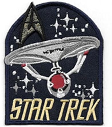 Blue Heron Classic Star Trek Enterprise 3.8" Uniform Embroidered Iron/Sew-on Applique Patch