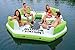 Intex Pacific Paradise Relaxation Station Water Lounge 4-Person River Tube Raft