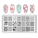 BORN PRETTY 8pcs L001-008 Nail Art Stamp Stamping Template Image Plates