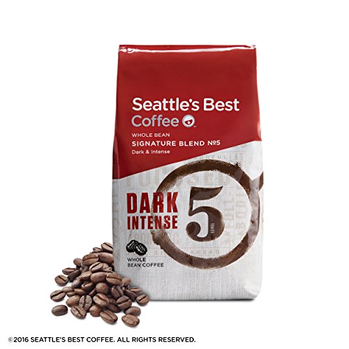 Seattle's Best Coffee Signature Blend No. 5 Dark Roast Whole Bean Coffee, 12-Ounce Bag