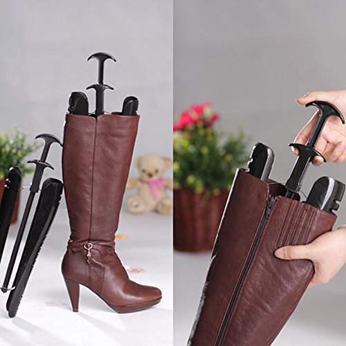Hootech 1 Pair/2 Pair Boot Tree Shaft Boots Shapers for Knee High Tall Boots Great Support Form Shaping Inserts for Womens and Mens Shoes (2 pair)