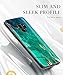 GVIEWIN Marble Galaxy S9 Case, Ultra Slim Thin Glossy Soft TPU Rubber Gel Silicone Phone Case Cover for S9 (Green/Gold)