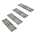 Skid Resistant Butterfly Stair Traction Treads - Set of 4, Black primary