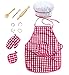 Deluxe Kids Chef Set - Little Chef Role Play 11 Piece Set - Pink Color
