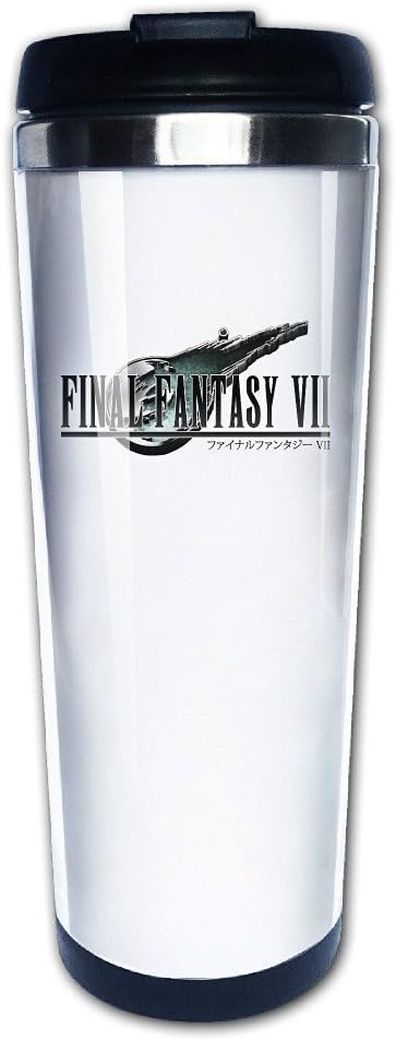 QIDAMIAO Final Fantasy VII Logo Vacuum Cup Coffee/Travel Mugs