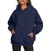 Trendy Queen Womens Oversized Hoodies Fleece Sweatshirts Fall Fashion Pullover Sweaters Winter Clothes