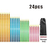 [24-PCS] Bag Sealer Sealing Clips Sticks Chips, Muti Length Eco-friendly Keep Plastic Bags Airtight Watertight & Food Fresh, Reusable & Easy to Storage - Not Touching the Food