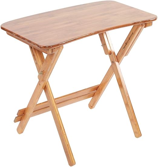Ebtools Klapptisch Holztisch Beistelltisch Tranchiertisch Gartentisch Campingtisch Balkontisch Schreibtisch Bambus Tisch Computertisch Esstische Hohenverstellbarer 70 40 Cm Amazon De Kuche Haushalt