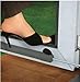 Touch 'n Hold Smooth Door Closer - Single Kit (Black) - Standard-Duty Door Closer with Touch-Button Hold Open Feature & Smooth Closing Motion – for (Medium & Lightweight) Storm, Screen Doors.