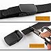 WYuZe Mens Tactical Outdoor Sports Design Web Belt Removable Plastic Buckle Belt