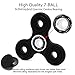 SENQIAO EDC Spinner Fidget Hand Spinner Toy - Ultra Durable Build, with BSi3N4 Hybrid Ceramic Bearings (Black)