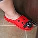 Home-X Ladybug Microfiber Dusting Slippers (Medium)