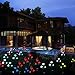 XLUX Outdoor Solar Powered Rose Lights Flower Stake, for Garden Patio Yard Christmas Pathway Decoration, Yellow