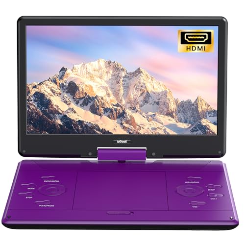 ieGeek Portable DVD Player Swivel Screen USB/SD