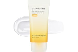 SUNGBOON EDITOR Daily Invisible Blurring Sunscreen with Broad Spectrum SPF 40 Invisible Sunscreen for Face, Makeup Primer spf, 50ml, 1.69 fl.oz, Oil Free, Weightless | Stocking Stuffers for Women