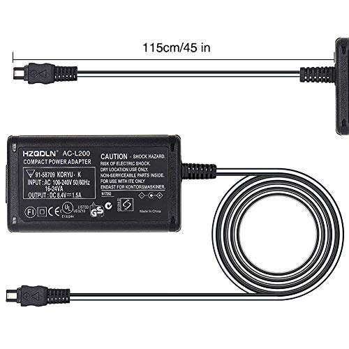 AC-L200 Adapter Charger for Sony HDR-PJ10 HDR-PJ10E HDR-PJ30 HDR-PJ30E HDR-PJ30V