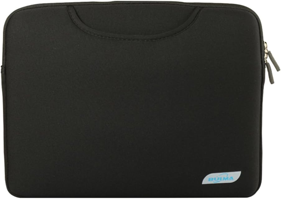 Happy Hours - Shockproof Handbag Tote for 13.3" MacBook Air, MacBook Pro, MacBook Pro Retina with Hide-able Handle / Dual Zipper Tote Sleeve Case Cover for Laptop Notebook Computer(Black)