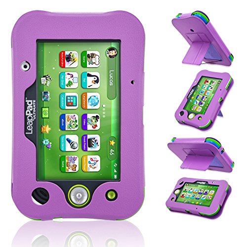 LeapPad Ultimate Case, ACdream Leather Tablet Case for LeapPad ACdream Kids Learning Tablet(2017 Release), (Purple)