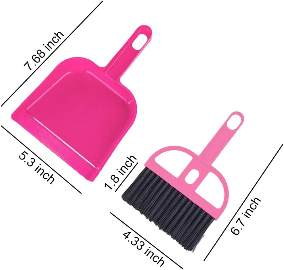 WishLotus Mini Dustpan and Brush Set, Portable Exquisite Pet Waste Cleaning Kit - Image 3