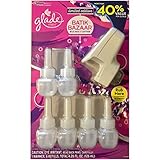 Glade Plugins Batik Bazaar Wild Rose and Saffron 1 Warmer Plus 6 Refills ...
