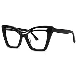 Zeelool Trendy Acetate Oversized Cat Eye Glasses