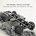 YIKESHU Rc Truck Remote Control Off-Road Racing Vehicles 1:16 2.4G 2CH 4WD Off-Road Kids RC Toy Climb Semi Truck RTR Trailer The LED Lights (B36)