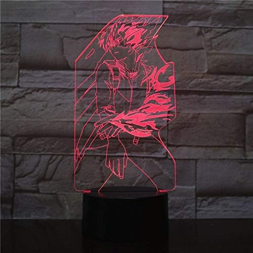 Klsoo My Hero Academia Figure USB 3D Led Night Light Boys Child Kids Baby Gifts Japanese Anime Table Lamp Bedside