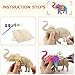 Bfun Wood 3D Vehicle Puzzles London Bus 3D Woodcraft Kit Assemble Paint DIY 3D Puzzle Toys for Kids Adults the Best Birthday Gift