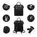 Baby Diaper Bags Backpack-Smart Organizer Large Capacity Multifunction,Stylish for Women and Men,Bonus Travel Changing Pad,Black