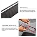Voodonala for Challenger Hood Air Conditioner Outlet Vent Decorative Trim for Dodge Challenger 2015 up (Carbon Fiber Grain)