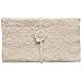 iEFiEL Newborn Baby Crochet Knit Mohair Wrap Cloth with Flower Headdress (Beige)