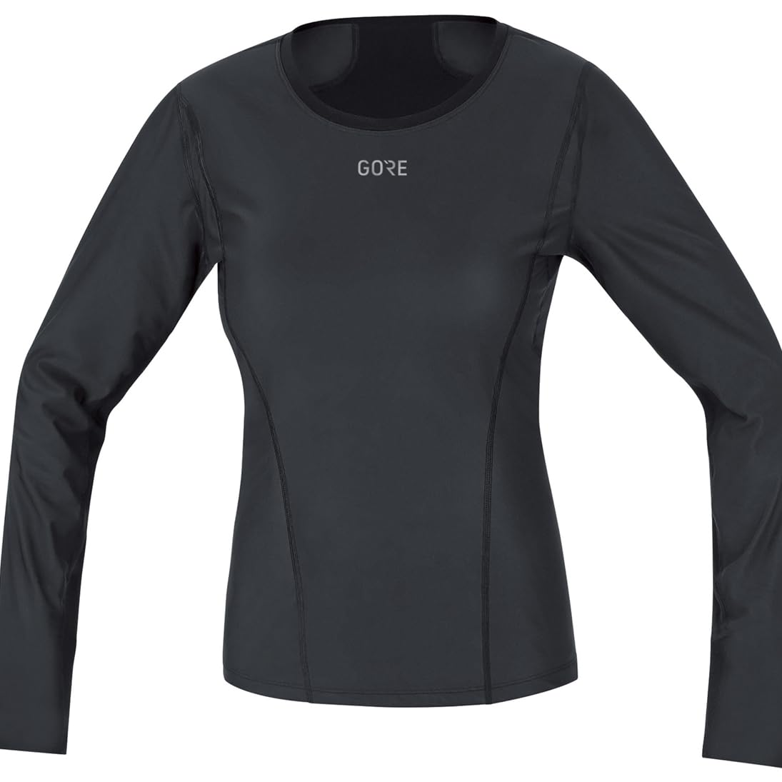 GORE WEAR Womens M Windstopper Base Layer Long Sleeve Shirt, Black, 38 EU