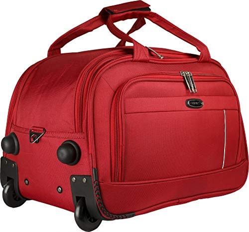 Thames Polyester 62cms Travel Duffel Bag | Check-in Trolley Luggage (Red)