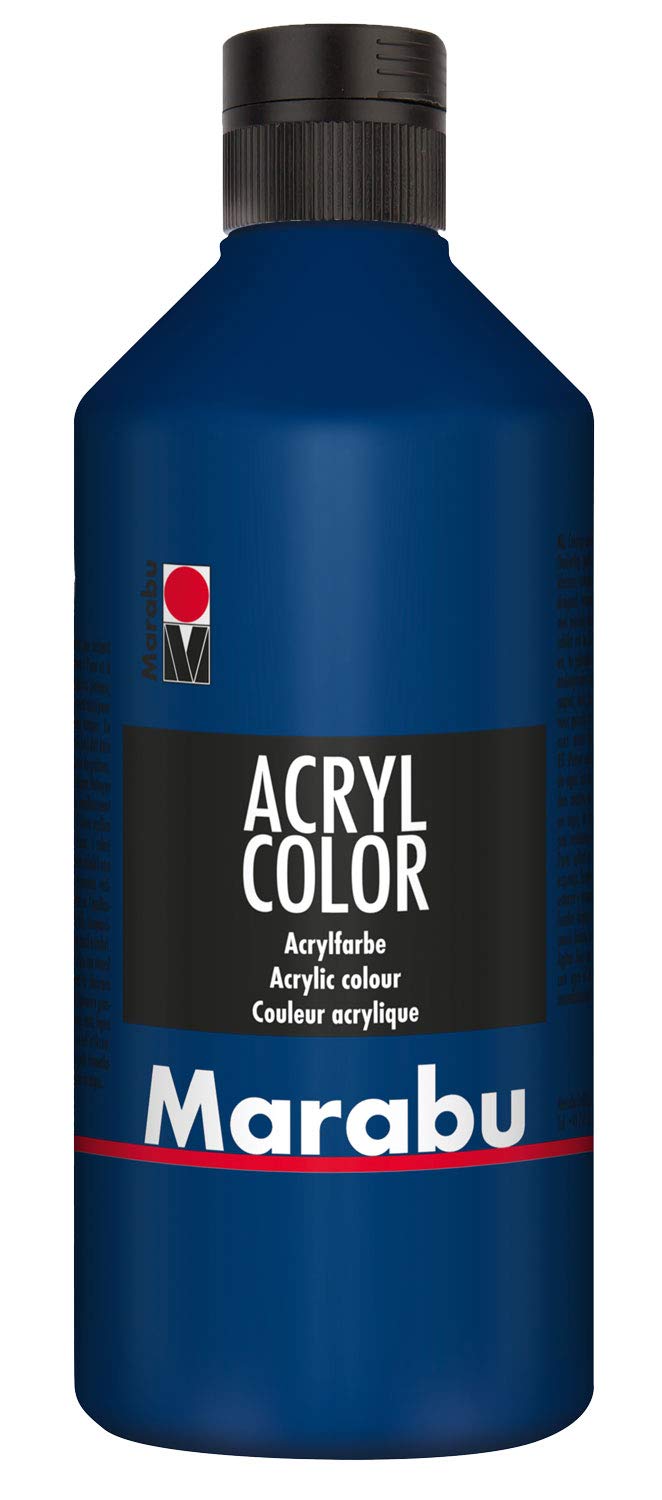 Marabu Acrylic Color, 500 ml dark blue