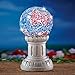 Collections Etc Solar Americana Gazing Mosaic Ball With Grecian Styled Stand
