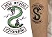 Riverdale Southside Serpent DIY 3 Inches Tall Temporary Body Art Tattoo Sticker Set of 2