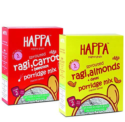 ragi almonds and dates porridge