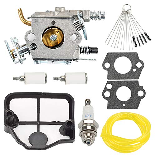 Hayskill Carburetor with Repower Kit for Husqvarna 36 41 136 137 141 142 Poulan 2200 2500 2600 2775 2900 3050 PP255 PP295 PP4620AVL PP4620AVX PP4620AVHD PP4620AV Gas Chainsaw