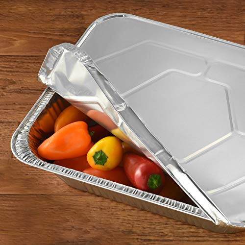 1 NYHI+Aluminum+Disposable+Half+Size+Containers