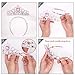 Yansion Princess Dress Up Party Costume Accessories Belle Gift Set for Princess Cosplay Tiara,Wand and Gloves(Pink)