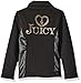 Juicy Couture Girls' 2 Piece Jacket with Pleather Accents and Printed Pant Set