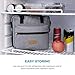 Lifewit Lunch Bags Lunchbox Adult Insulated for Women, Water-Resistant Leakproof Small Cooler Bento Bag for Work/School/Meal Prep, Grey