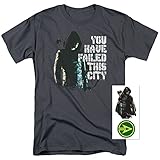 Arrow TV Show You Have Failed This City T Shirt & Stickers (Small) Charcoal