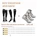 Compression Socks for Men and Women (Grey, L/XL)