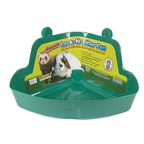 (2 Pack) Ware Manufacturing Plastic Lock-N-Litter Pan for Small Pets