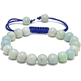 ANAYA AGATE Bracelet – Healing Crystal Bracelet for Women, Men – Chic Gemstone Bracelet for Men and Women – 8mm Round Bead Bracelets for Spiritual Healing, Protection, Positive Energy