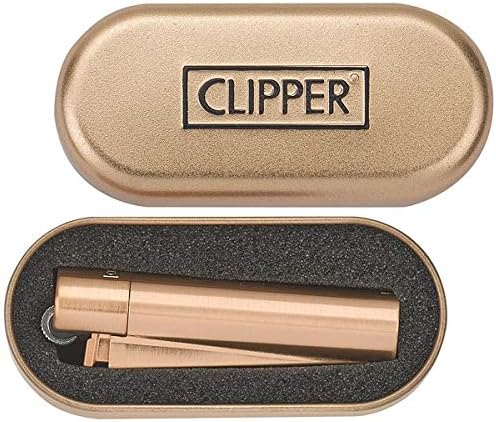 Mechero Clipper Acero Rose Gold. Nuevo en caja.: Amazon.es: Hogar