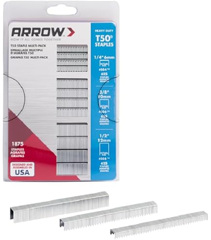 thumbnail image 2 of Arrow STAPLE JT-21 5/16" Crown Staples - 1000 Count Pack For TT21, JT21CM, JT27 Tools 2 of 9