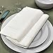 18 x 18 Inch Linen Napkins - Set of 4 Washable Ivory Dinner Napkins